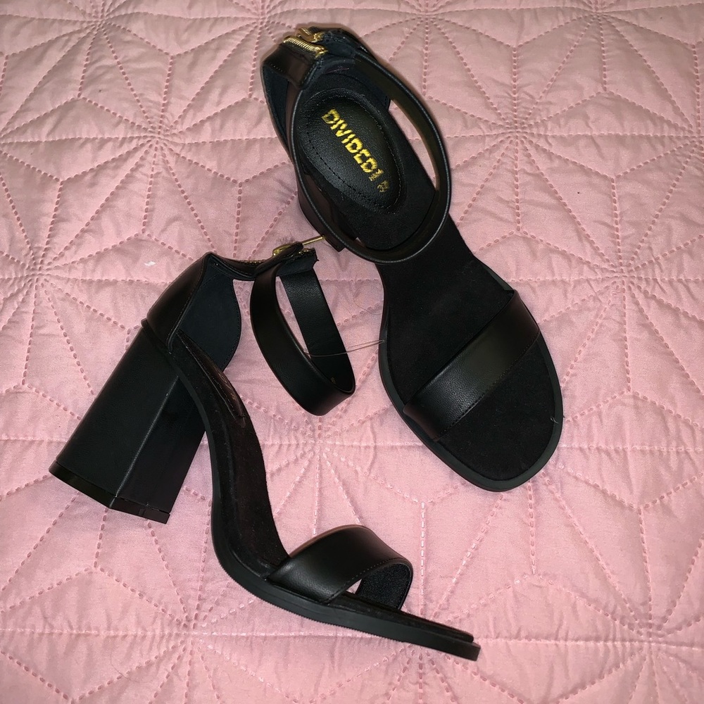 Vintage inspired block heels